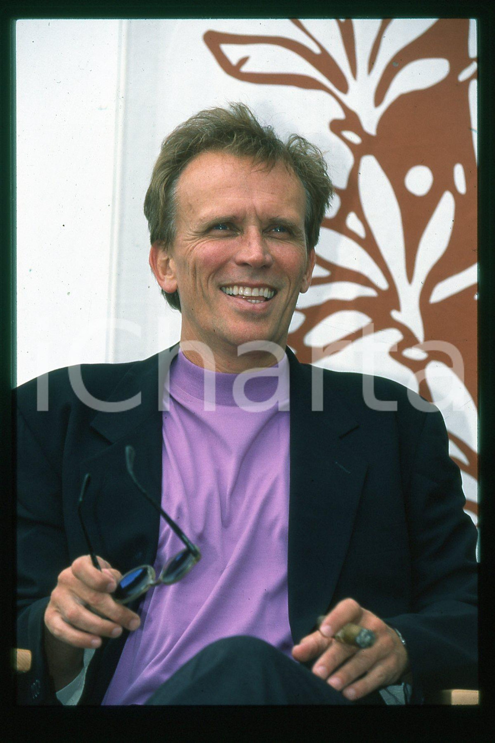 35mm vintage slide* 1995 VENEZIA Peter WELLER Mostra del cinema Ritratto (5)