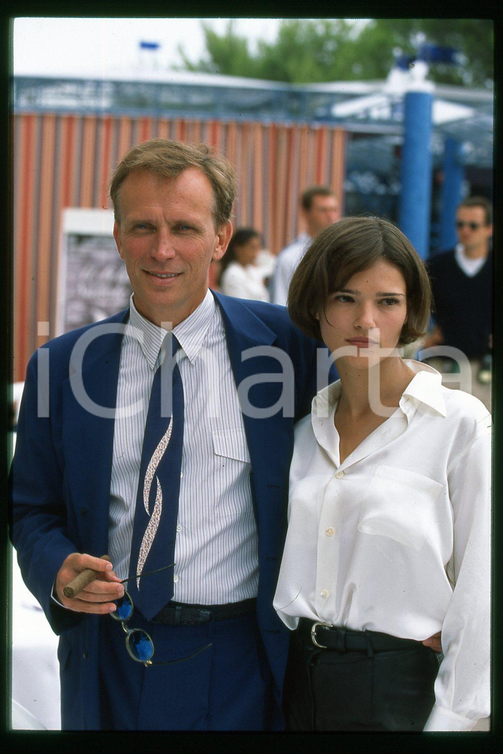 35mm vintage slide* 1994 WEST HOLLYWOOD DGA Peter WELLER Chiara CASELLI (37)