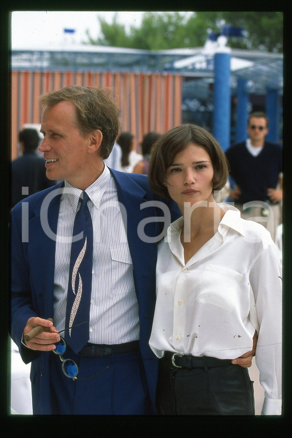 35mm vintage slide* 1994 WEST HOLLYWOOD DGA Peter WELLER Chiara CASELLI (51)