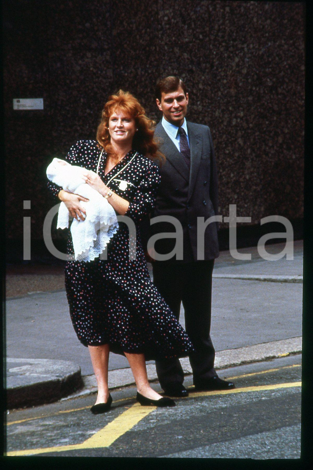 35mm vintage slide* 1988 LONDON Sarah FERGUSON Prince Andrew and Beatrice (4)
