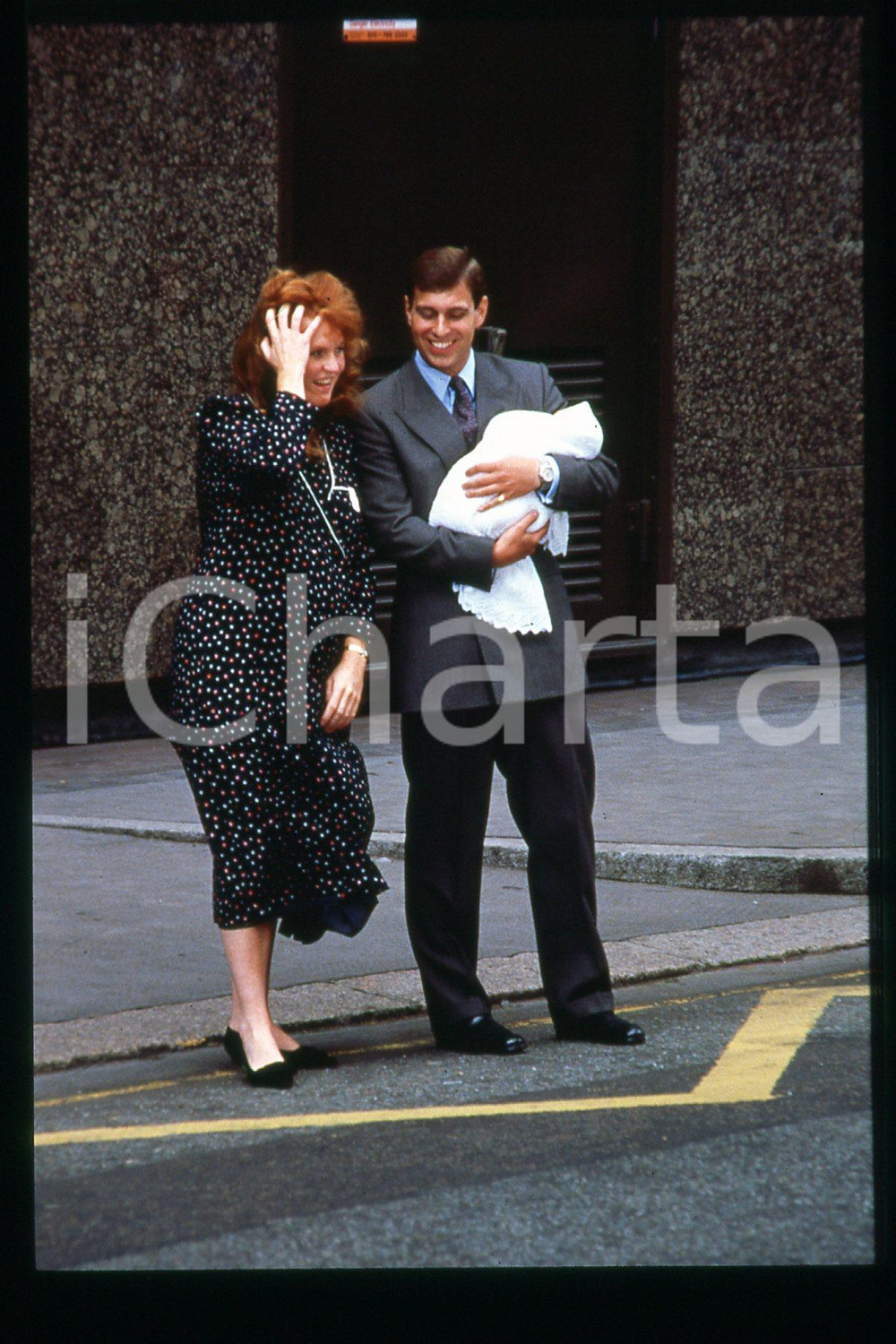 35mm vintage slide* 1988 LONDON Sarah FERGUSON Prince Andrew and Beatrice (8)