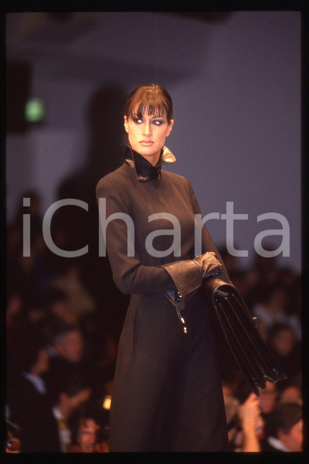 35mm vintage slide* 1994 MILANO - MODA Yasmeen GHAURI Canadian model (32)