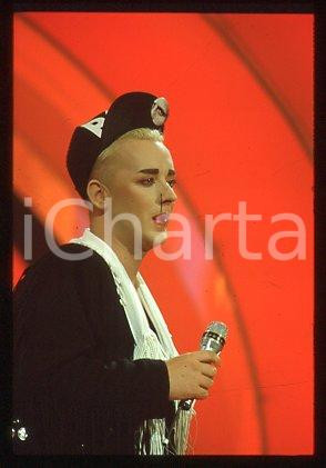35mm vintage slide* 1987 MUSIC Boy GEORGE English singer (7)