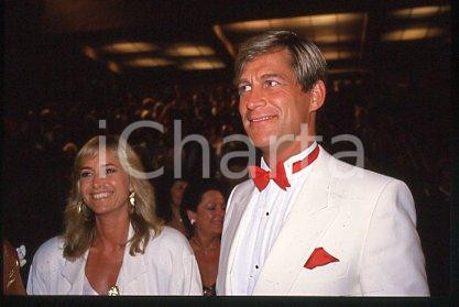 35mm vintage slide* 1995 ca CINEMA Susan GEORGE and Simon MacCORKINDALE (3)