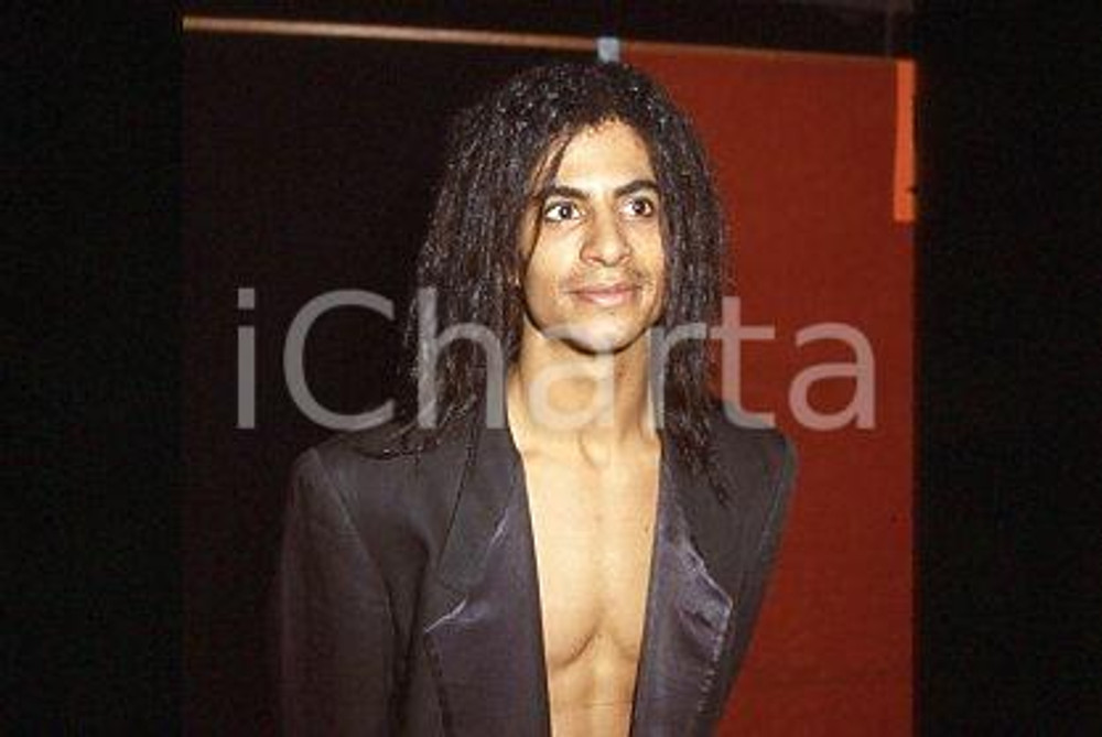 35mm vintage slide* 1987 ca MUSIC GEORGIO ALLENTINI African-American singer (7)