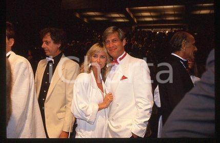 35mm vintage slide* 1995 ca CINEMA Susan GEORGE and Simon MacCORKINDALE (5)