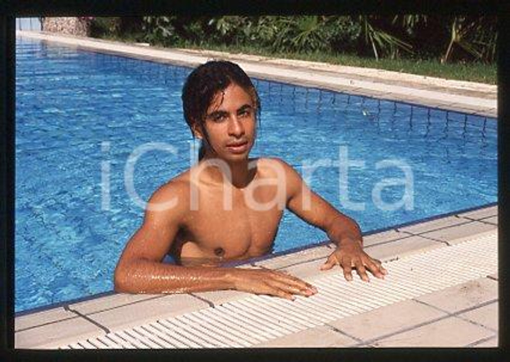 35mm vintage slide* 1987 ca MUSIC GEORGIO ALLENTINI African-American singer (23)