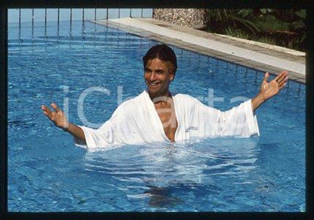 35mm vintage slide* 1987 ca MUSIC GEORGIO ALLENTINI African-American singer (28)