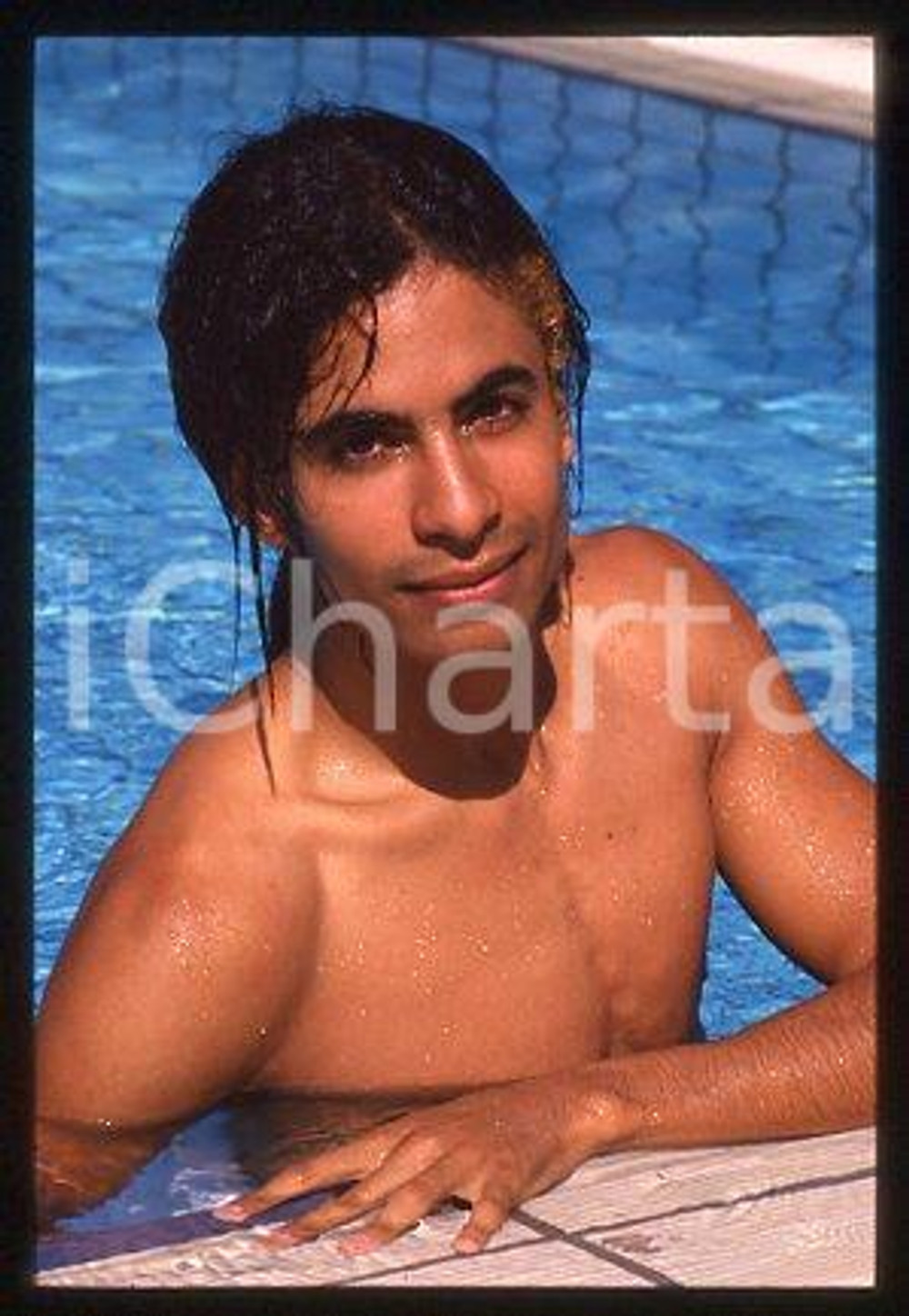 35mm vintage slide* 1987 ca MUSIC GEORGIO ALLENTINI African-American singer (29)