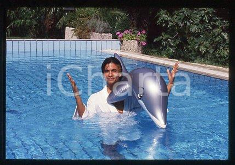 35mm vintage slide* 1987 ca MUSIC GEORGIO ALLENTINI African-American singer (42)