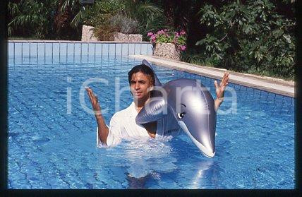 35mm vintage slide* 1987 ca MUSIC GEORGIO ALLENTINI African-American singer (44)