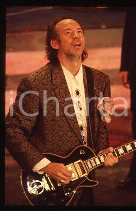 35mm vintage slide* 1991 SANREMO Festival Phil MANZANERA English musician (10)