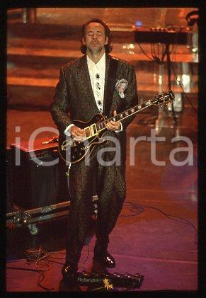 35mm vintage slide* 1991 SANREMO Festival Phil MANZANERA English musician (14)