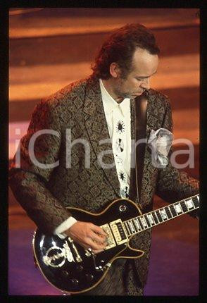 35mm vintage slide* 1991 SANREMO Festival Phil MANZANERA English musician (20)