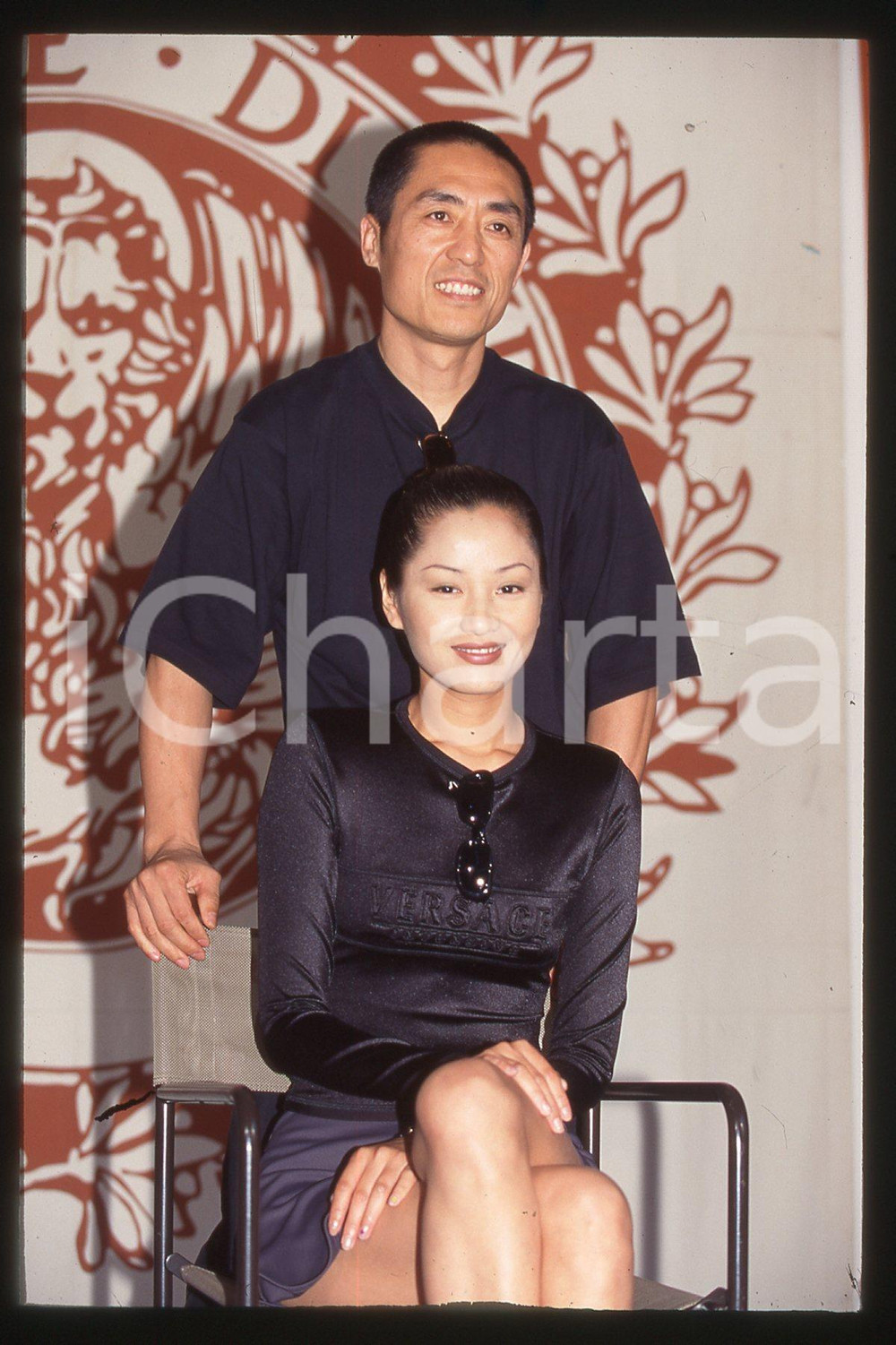 35mm vintage slide* 1997 VENICE Film Festival Joie Qu YING, Zhang YIMOU (13)