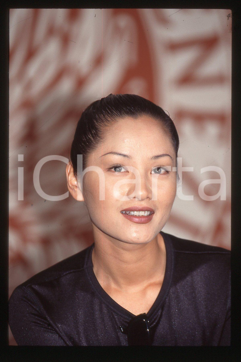 35mm vintage slide* 1997 VENICE Film Festival Joie Qu YING Chinese actress (8)