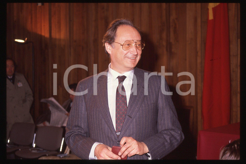 35mm vintage slide* 1995 ca MILANO - GERAZIMOV Director of PRAVDA (9)