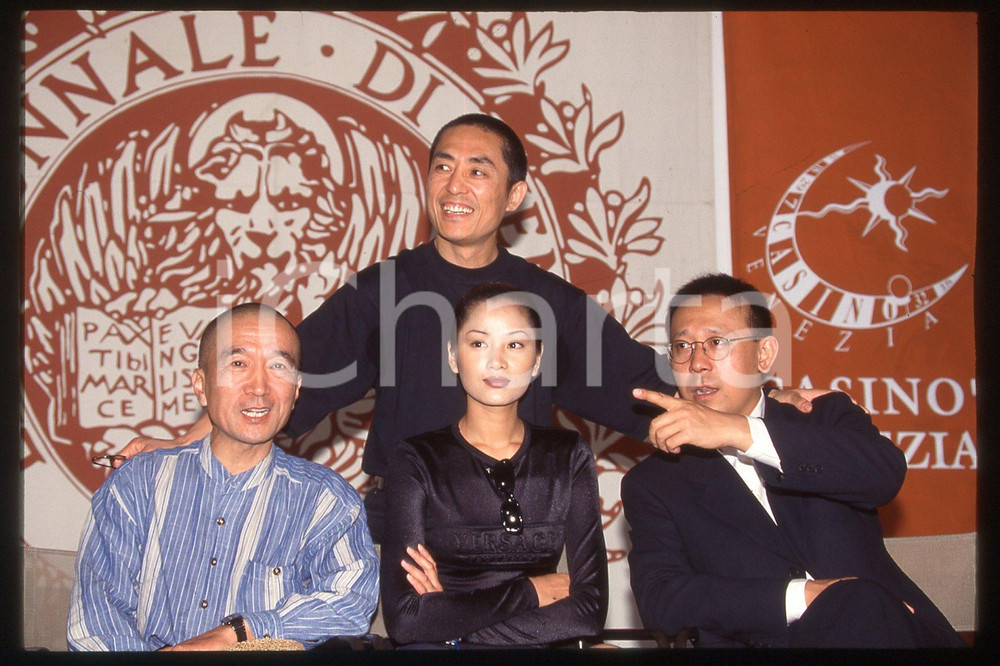 35mm vintage slide* 1997 VENICE Film Festival Joie Qu YING, Zhang YIMOU (19)
