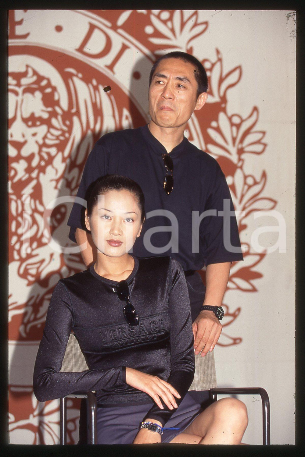 35mm vintage slide* 1997 VENICE Film Festival Joie Qu YING, Zhang YIMOU (20)