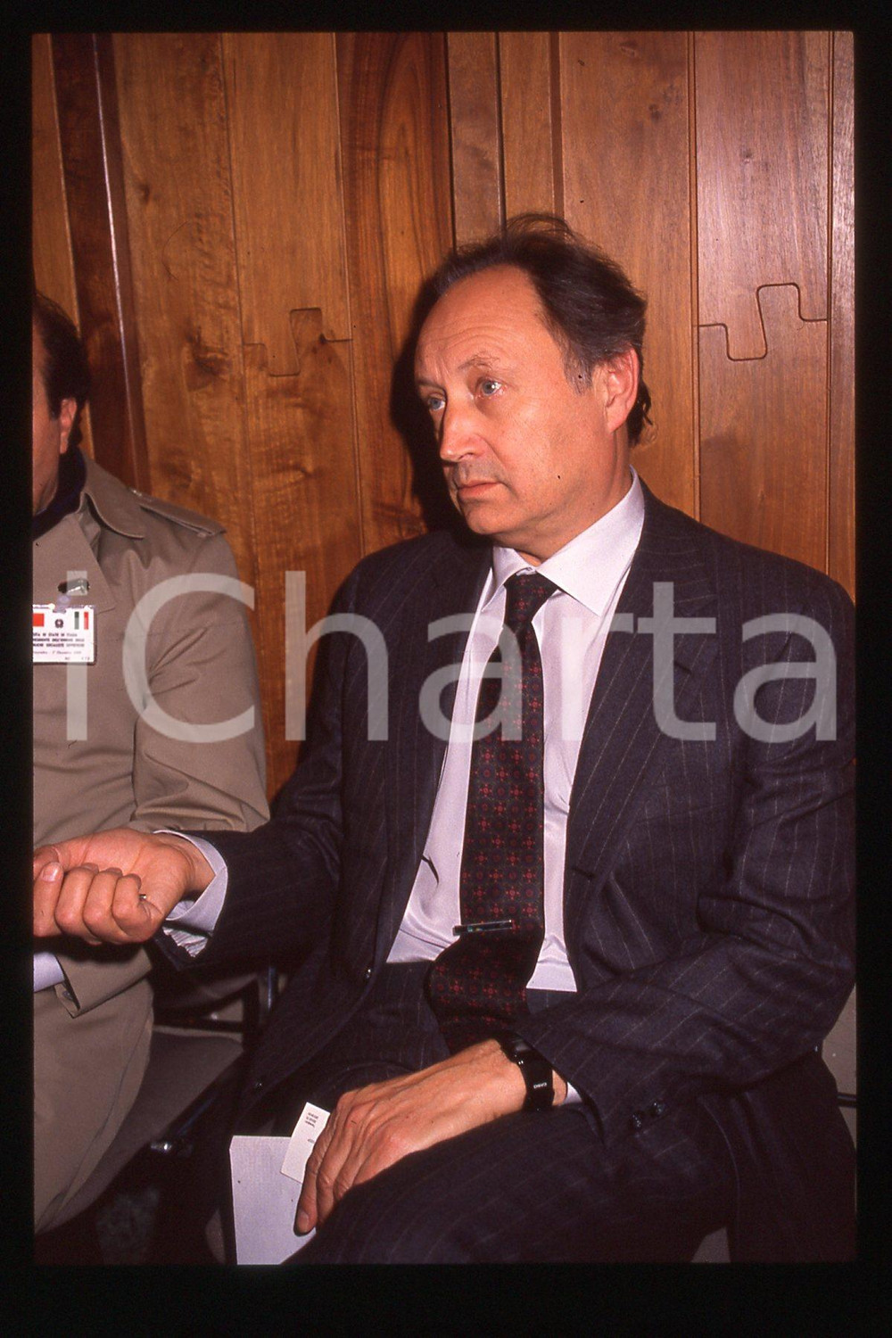 35mm vintage slide* 1995 ca MILANO - GERAZIMOV Director of PRAVDA (10)