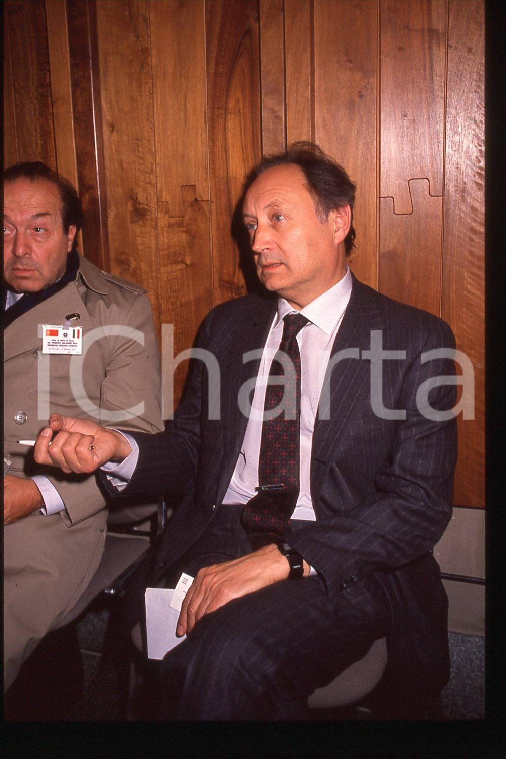 35mm vintage slide* 1995 ca MILANO - GERAZIMOV Director of PRAVDA (1)