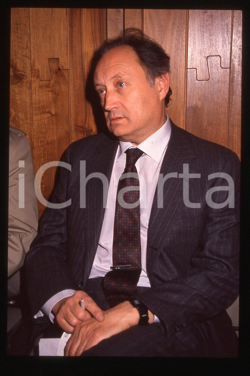 35mm vintage slide* 1995 ca MILANO - GERAZIMOV Director of PRAVDA (3)