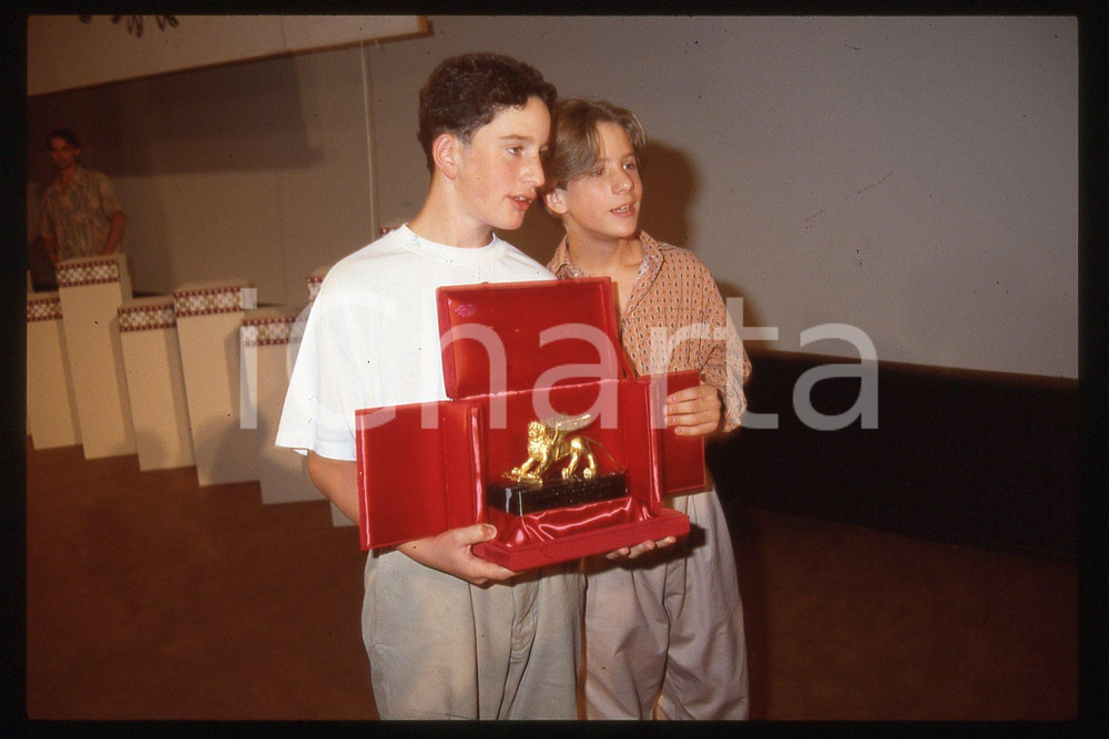 35mm vintage slide* 1987 VENICE Film Festival Gaspard MANESSE Raphael FEJTO (7)