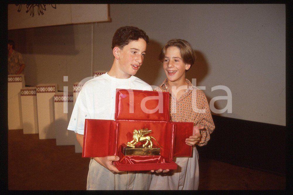 35mm vintage slide* 1987 VENICE Film Festival Gaspard MANESSE Raphael FEJTO (8)