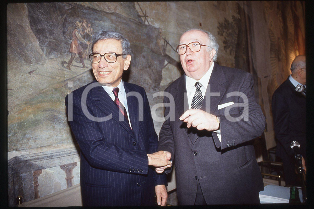 35mm vintage slide* 1993 ca ROME Boutros BOUTROS-GHALI, Giovanni SPADOLINI (13)