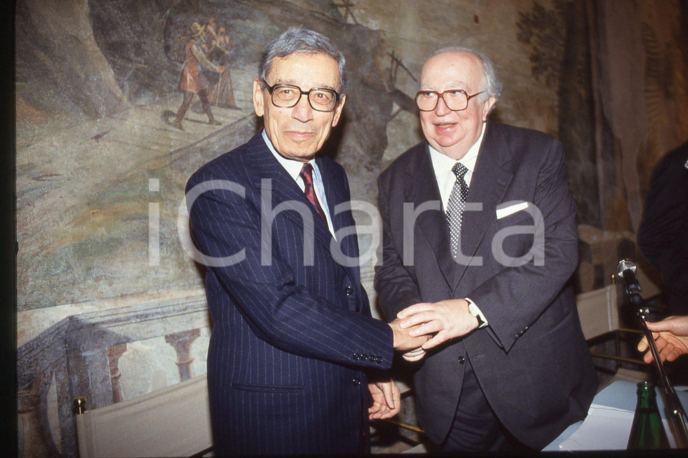 35mm vintage slide* 1993 ca ROME Boutros BOUTROS-GHALI, Giovanni SPADOLINI (14)