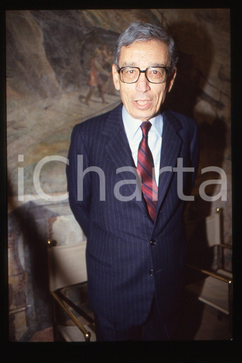 35mm vintage slide* 1993 ca ROME Boutros BOUTROS-GHALI Egyptian politician (7)