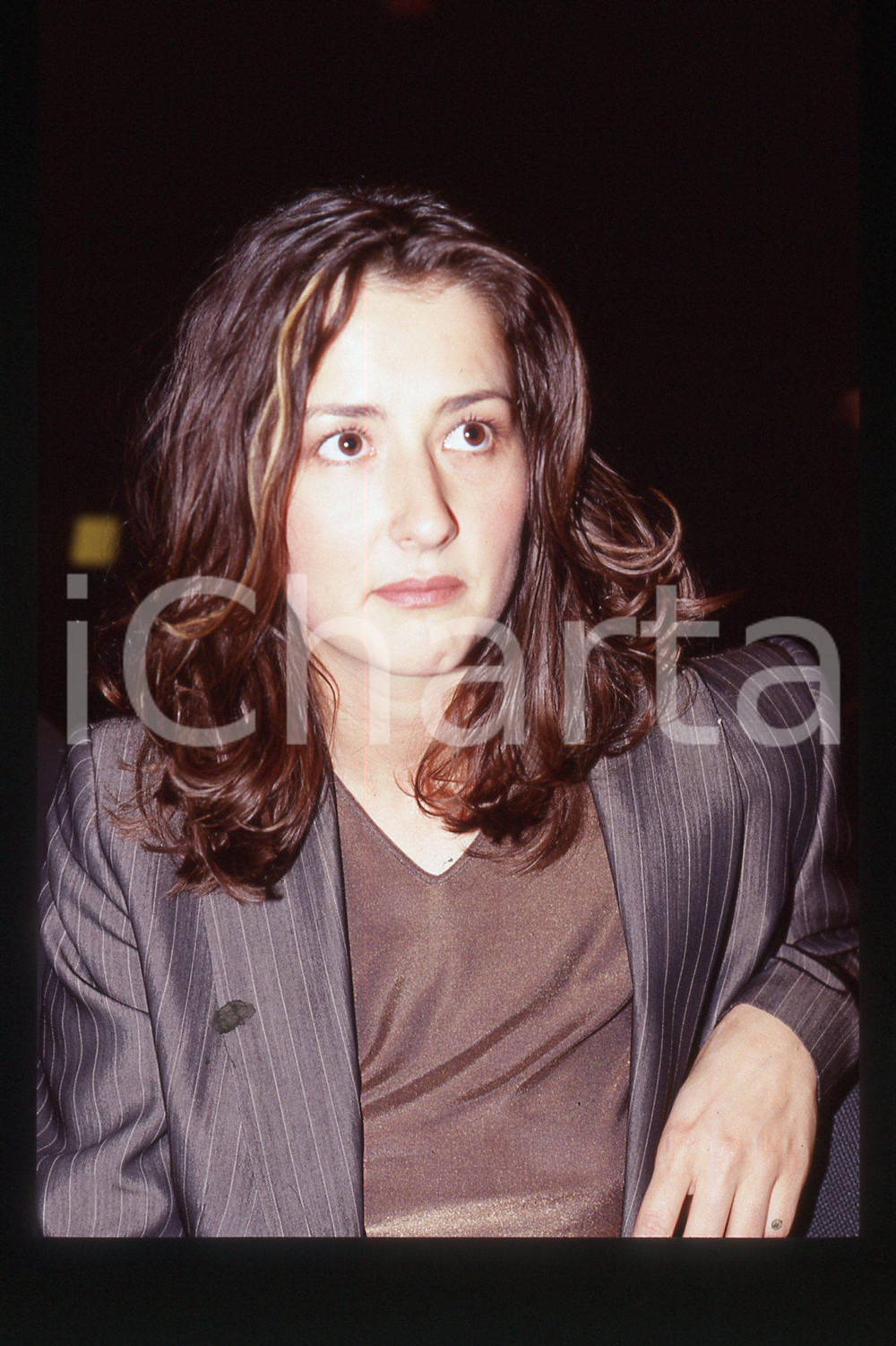 35mm vintage slide* 1998 MASKA's FASHION SHOW Anna GETTY German actress (16)