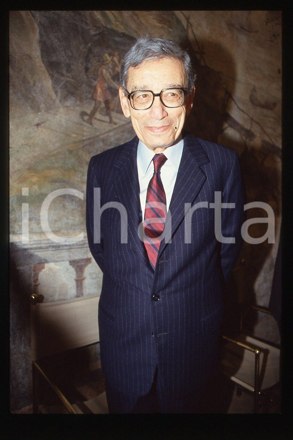 35mm vintage slide* 1993 ca ROME Boutros BOUTROS-GHALI Egyptian politician (8)