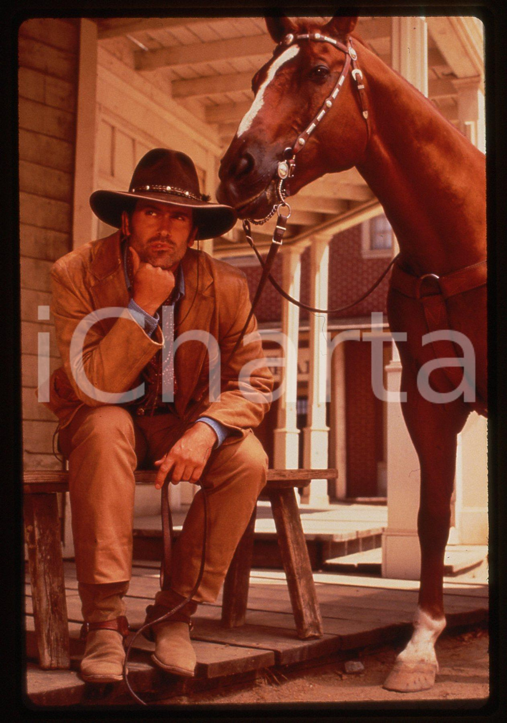 35mm vintage slide* 1993 THE ADVENTURES OF BRISCO COUNTY, JR. - Bruce CAMPBELL 1