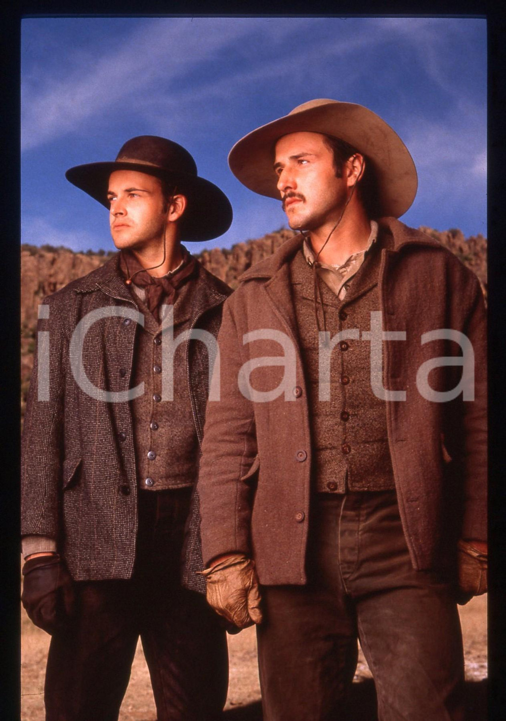 35mm vintage slide* 1996 "DEAD MAN'S WALK" - Jonny Lee MILLER David ARQUETTE (1)