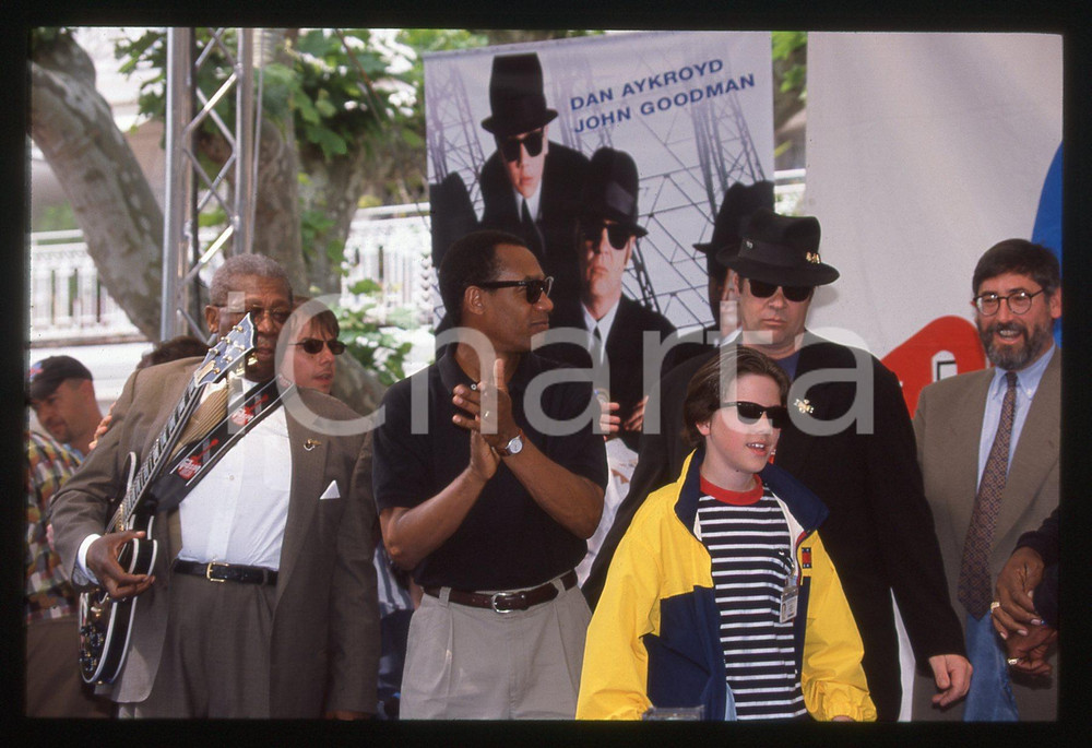 35mm vintage slide* 1998 CANNES B.B. KING Dan AYKROYD Joe MORTON - Ritratto (1)