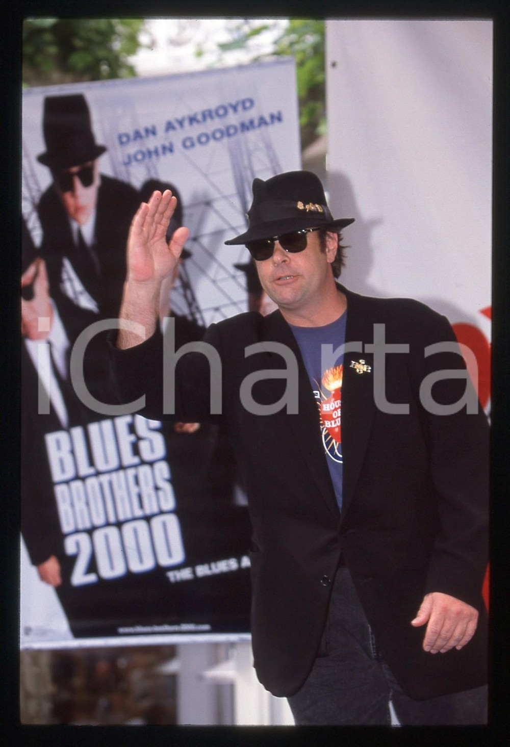 35mm vintage slide* 1998 CANNES Dan AYKROYD presenta BLUES BROTHERS 2000 (3)