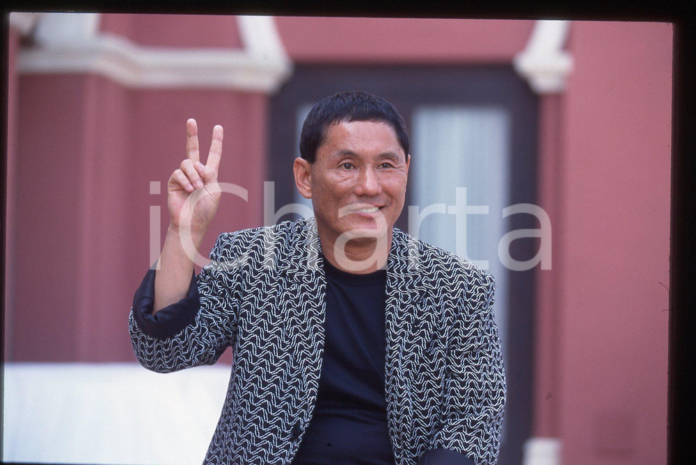 35mm vintage slide* 1997 MOSTRA DI VENEZIA Takeshi KITANO Ritratto del regista 1