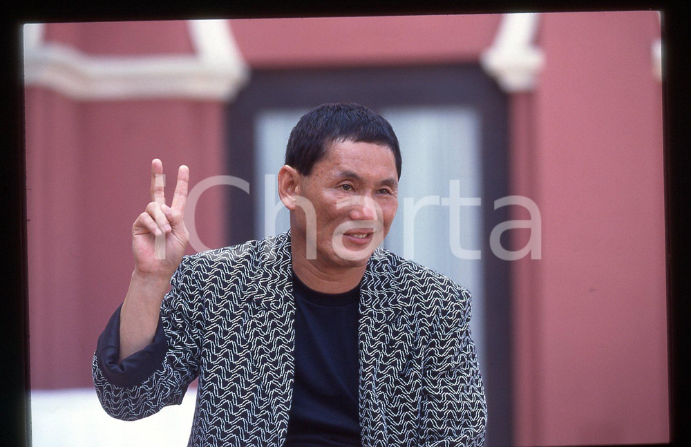 35mm vintage slide* 1997 MOSTRA DI VENEZIA Takeshi KITANO Ritratto del regista 6