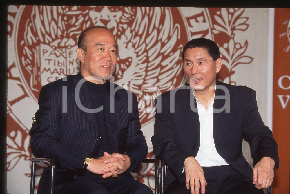 35mm vintage slide* 1997 MOSTRA DI VENEZIA Takeshi KITANO Ritratto regista (13)