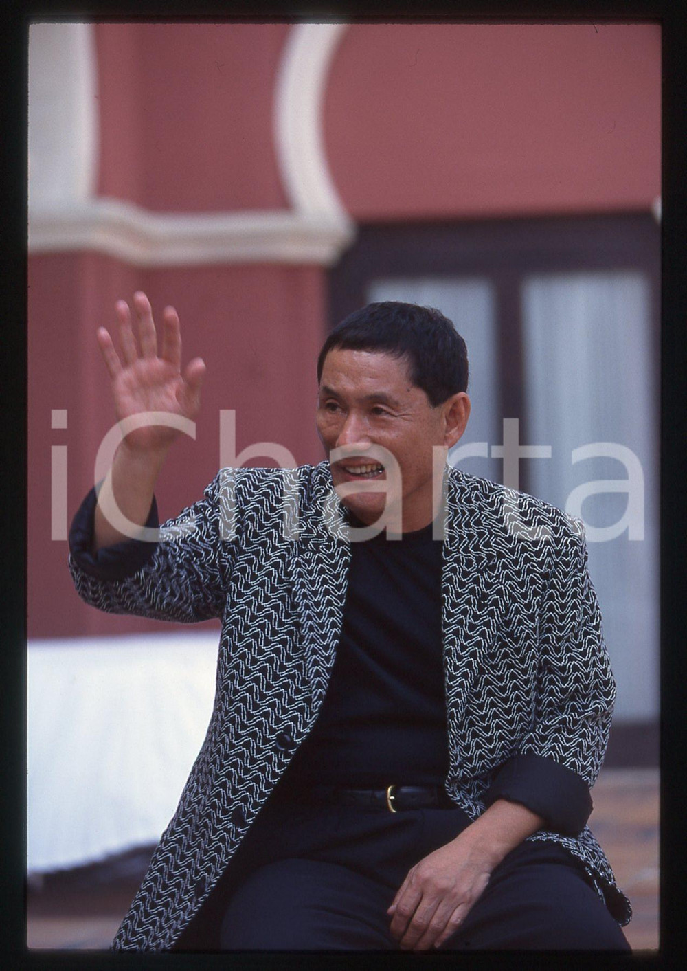 35mm vintage slide* 1997 MOSTRA DI VENEZIA Takeshi KITANO Ritratto regista (14)