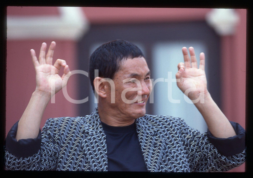 35mm vintage slide* 1997 MOSTRA DI VENEZIA Takeshi KITANO Ritratto regista (15)