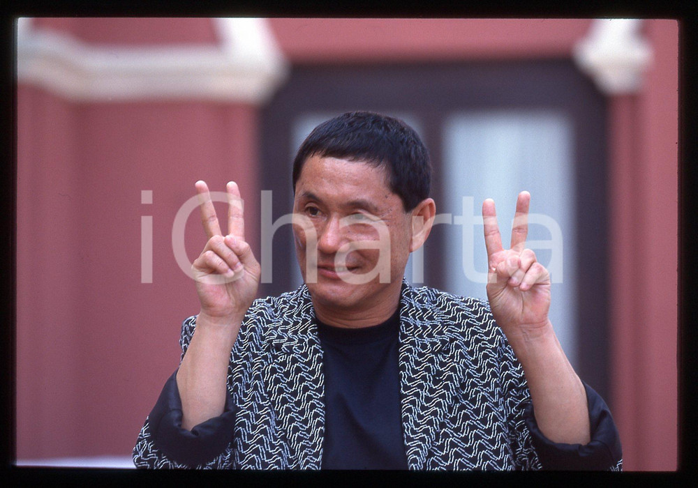 35mm vintage slide* 1997 MOSTRA DI VENEZIA Takeshi KITANO Ritratto regista (25)
