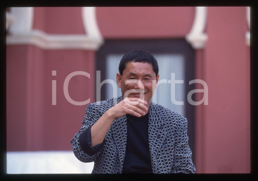 35mm vintage slide* 1997 MOSTRA DI VENEZIA Takeshi KITANO Ritratto regista (27)