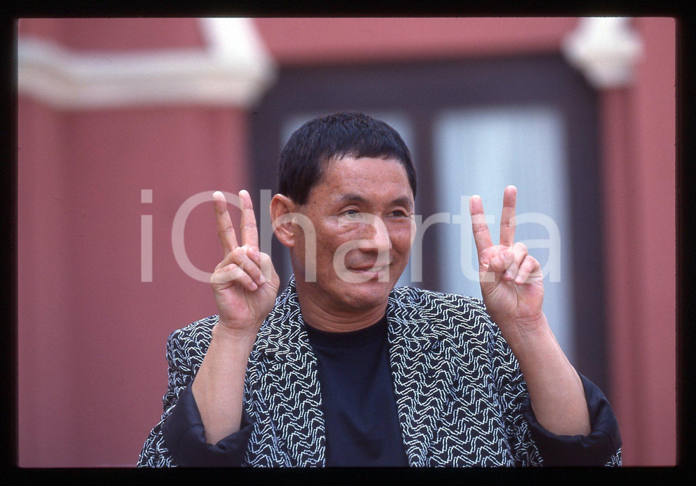 35mm vintage slide* 1997 MOSTRA DI VENEZIA Takeshi KITANO Ritratto regista (21)