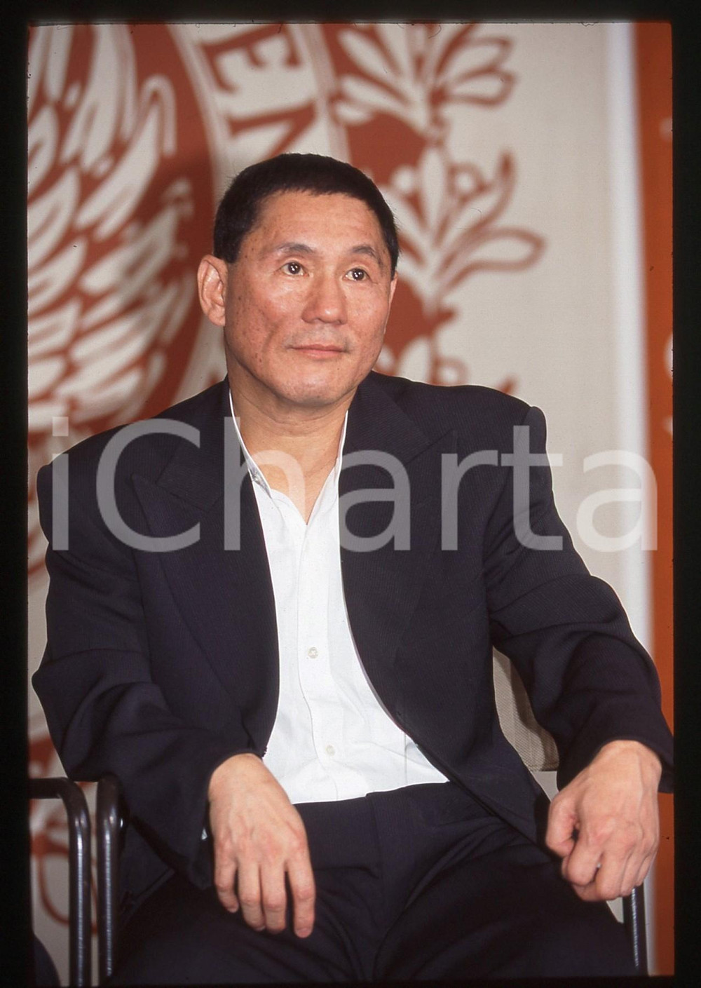 35mm vintage slide* 1997 MOSTRA DI VENEZIA Takeshi KITANO Ritratto regista (29)