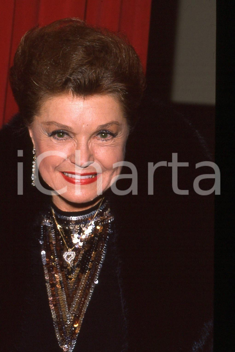 35mm vintage slide* 1990 ca CINEMA Esther WILLIAMS Ritratto dell'attrice (3)