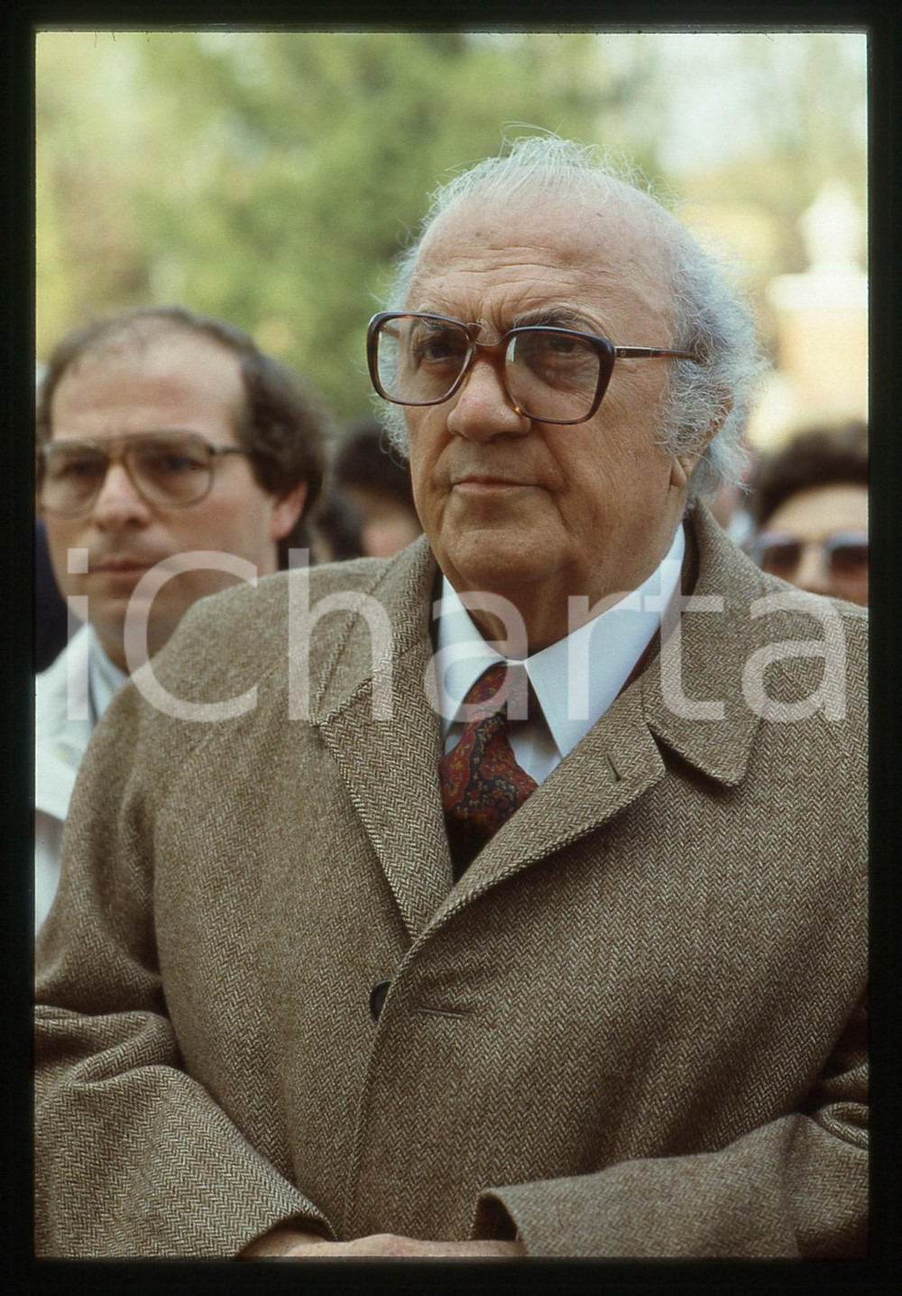35mm vintage slide* 1988 REGGIOLO Federico FELLINI - Ritratto del regista (1)