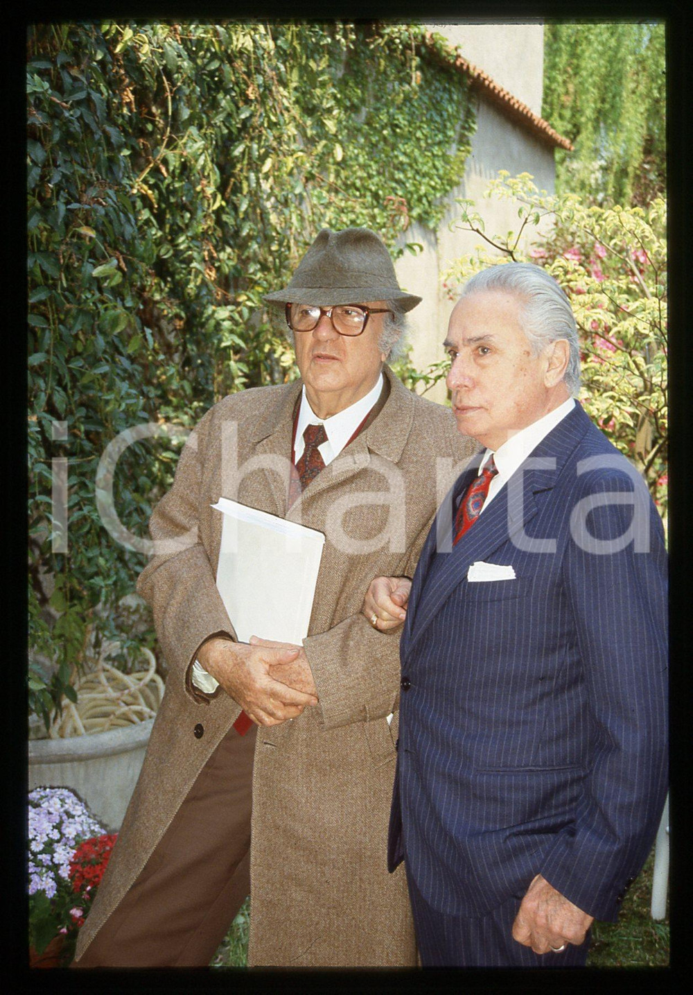 35mm vintage slide* 1988 REGGIOLO Federico FELLINI Nino ZA - Ritratto (1)