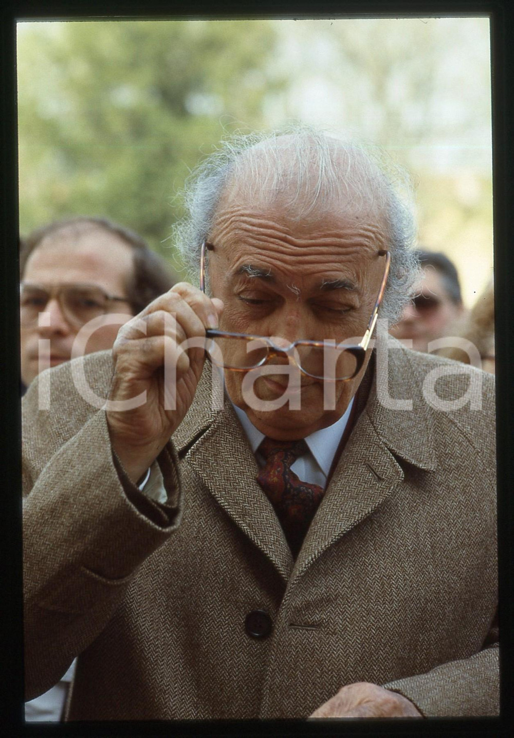Fotografia d epoca originale 35mm vintage slide 1988 REGGIOLO Federico FELLINI  Ritratto del regista 12 1
